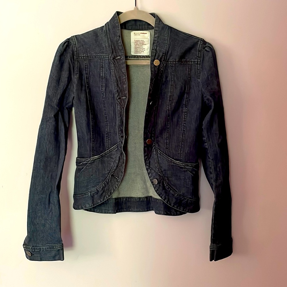 Hussein Chalayan denim jacket size 38, good condition